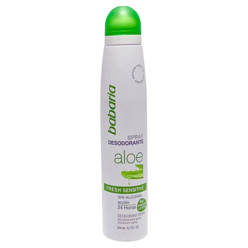 Desodorante Spray Aloe fresh sensitive protección 48 horas 200 ml