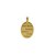 Medalla BIZZARRO de Judas Tadeo Oro Blanco y Placa Oro Amarillo 14K