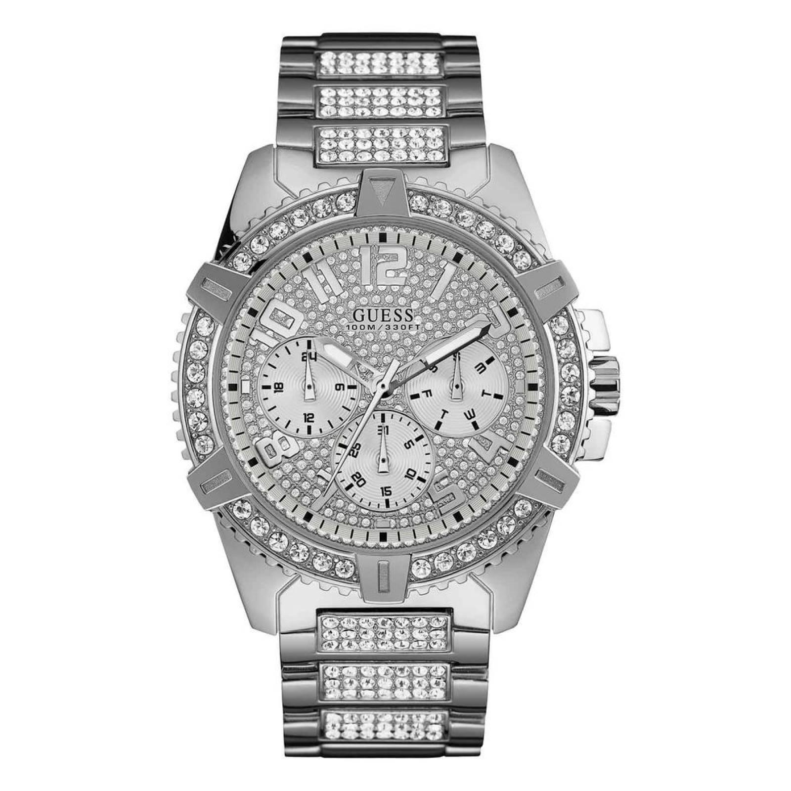 Reloj Guess Frontier Caballero Plata 