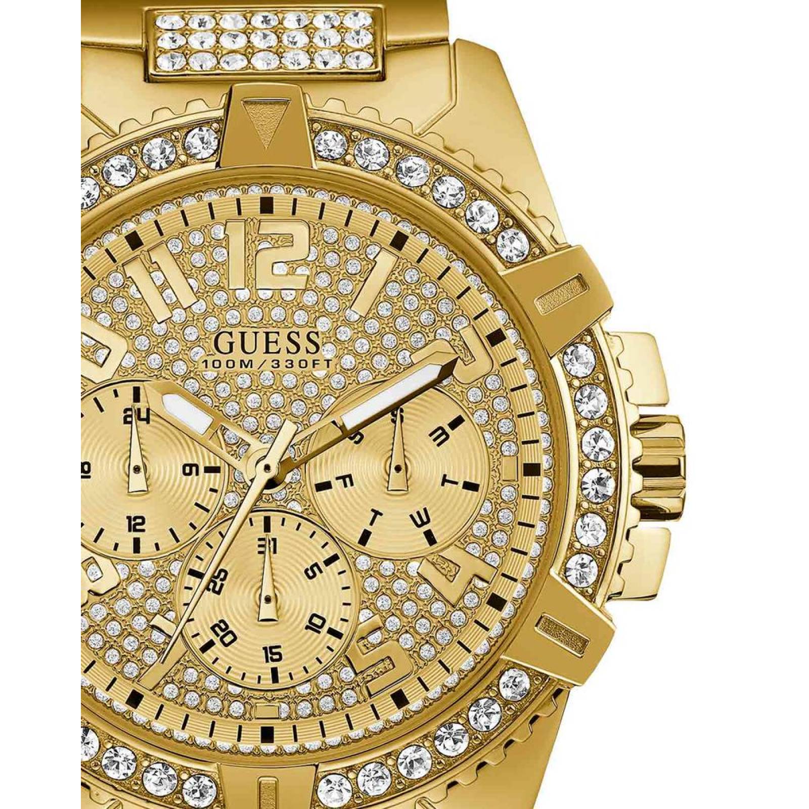 Reloj Guess Frontier Caballero Dorado 