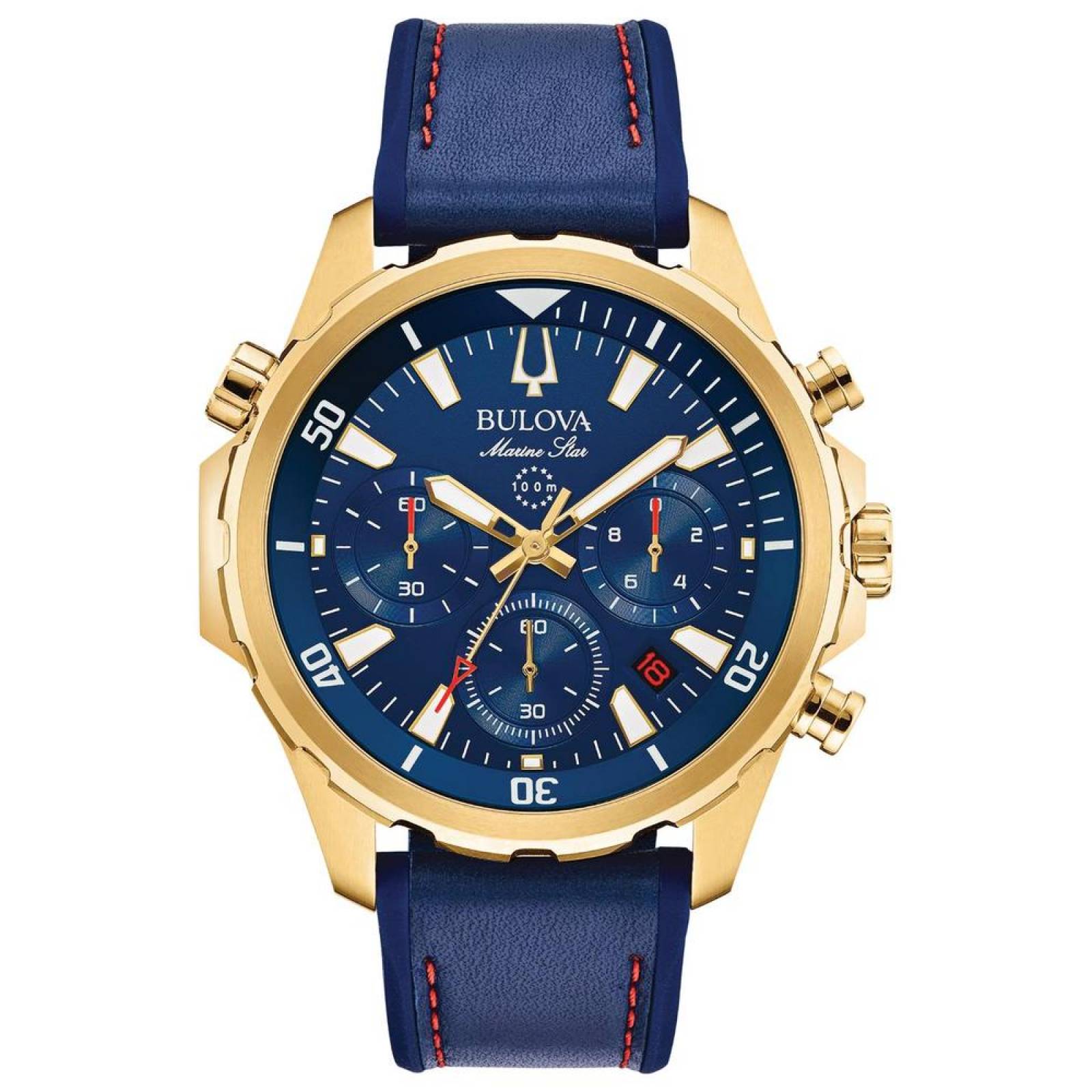 Reloj Bulova Marine Star para Caballero Movimiento Cronografo 6 Manecillas 