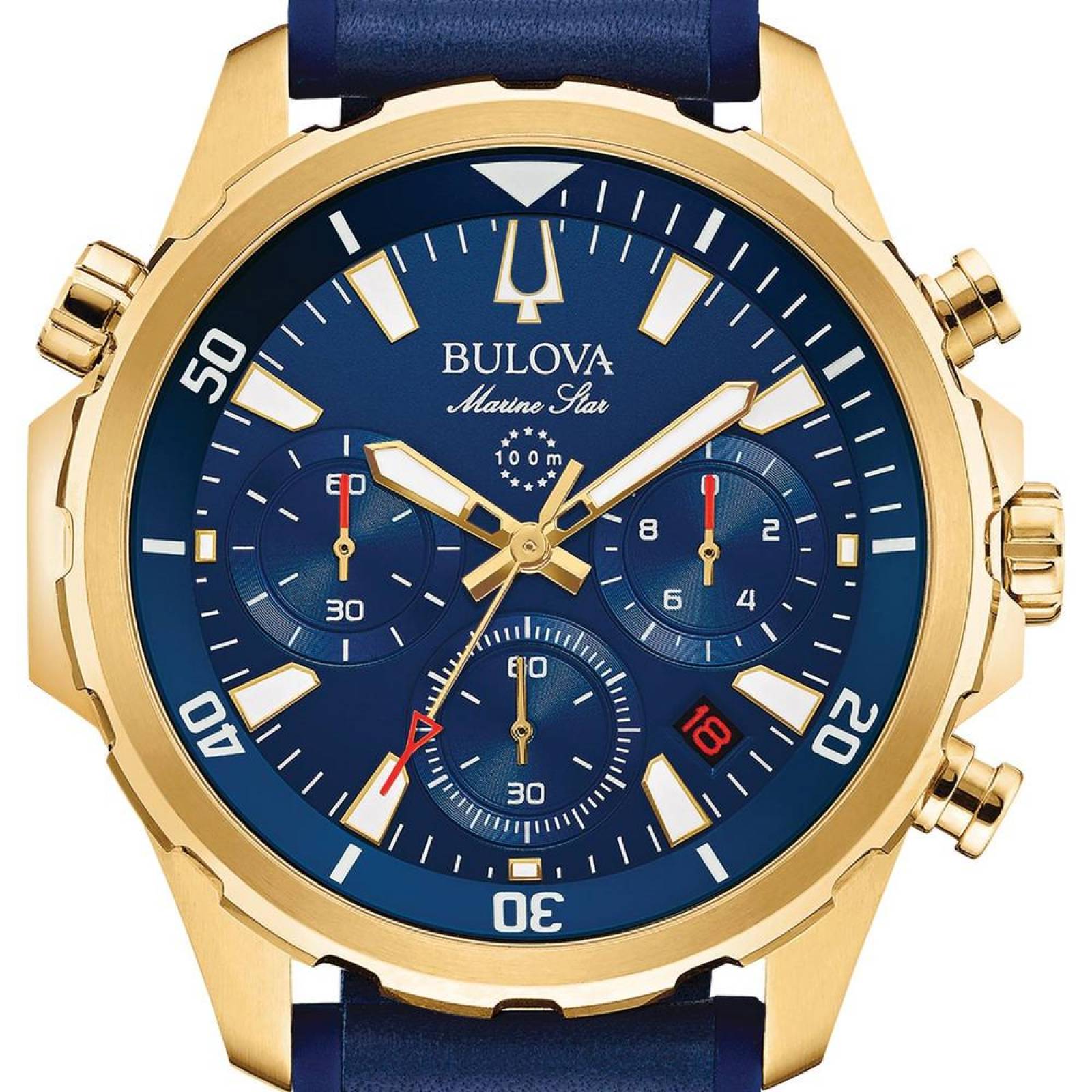 Reloj Bulova Marine Star para Caballero Movimiento Cronografo 6 Manecillas 