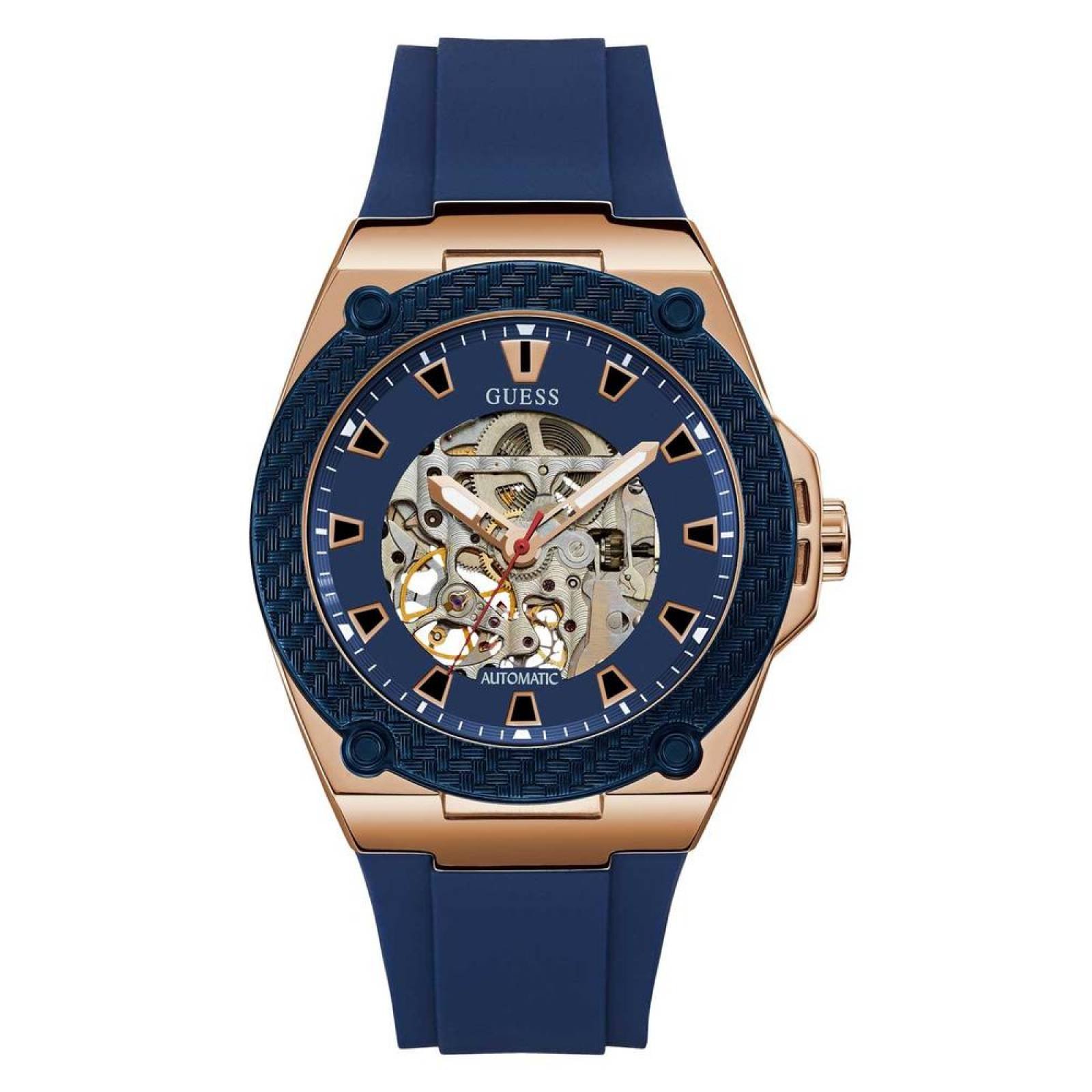 Reloj Guess Legacy Caballero Azul Automatico 