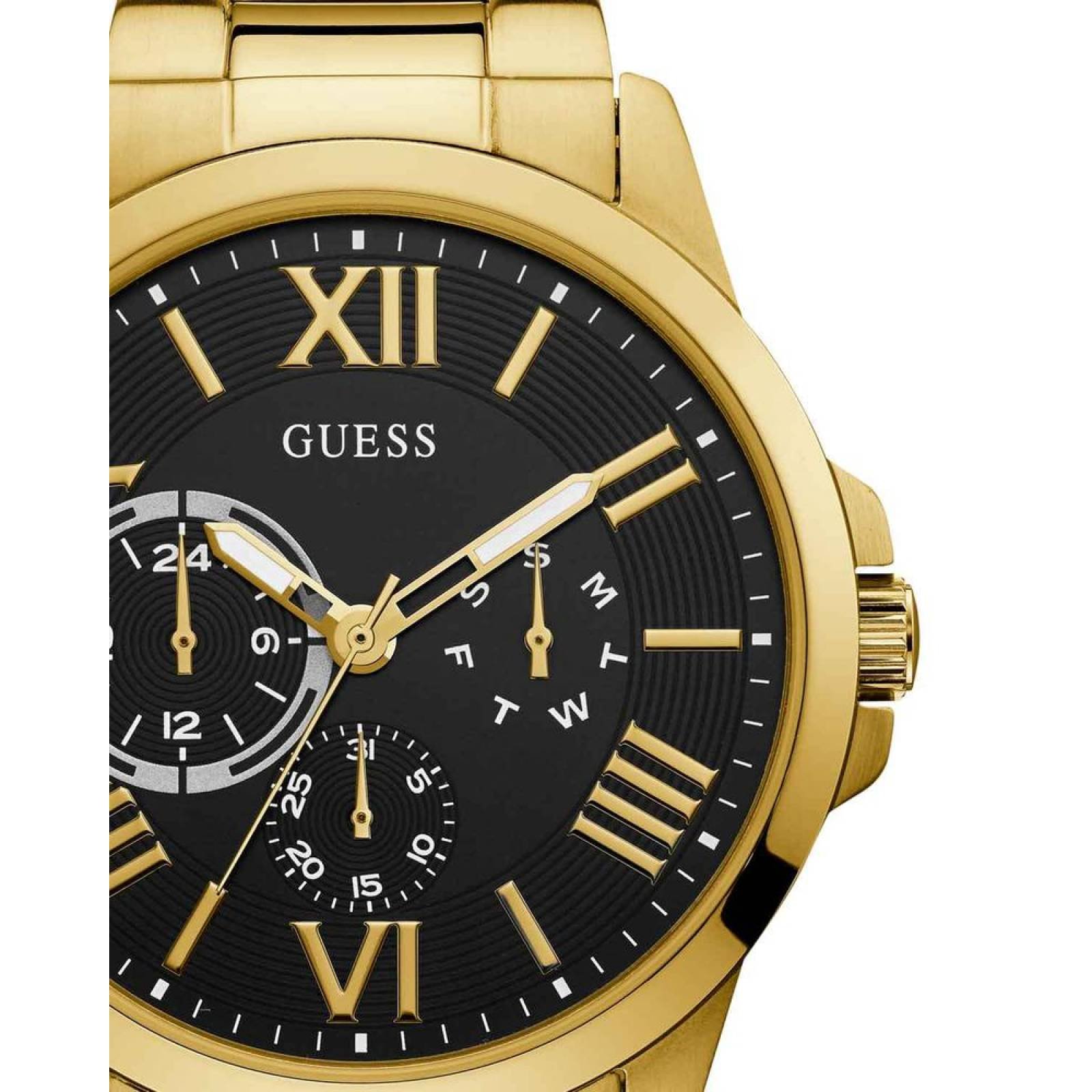 Reloj Guess Orbit para Caballero OroNegro 