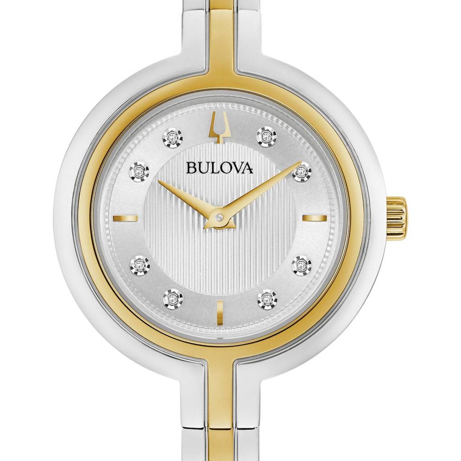 Reloj Bulova Rhapsody para Dama con Diamantes 