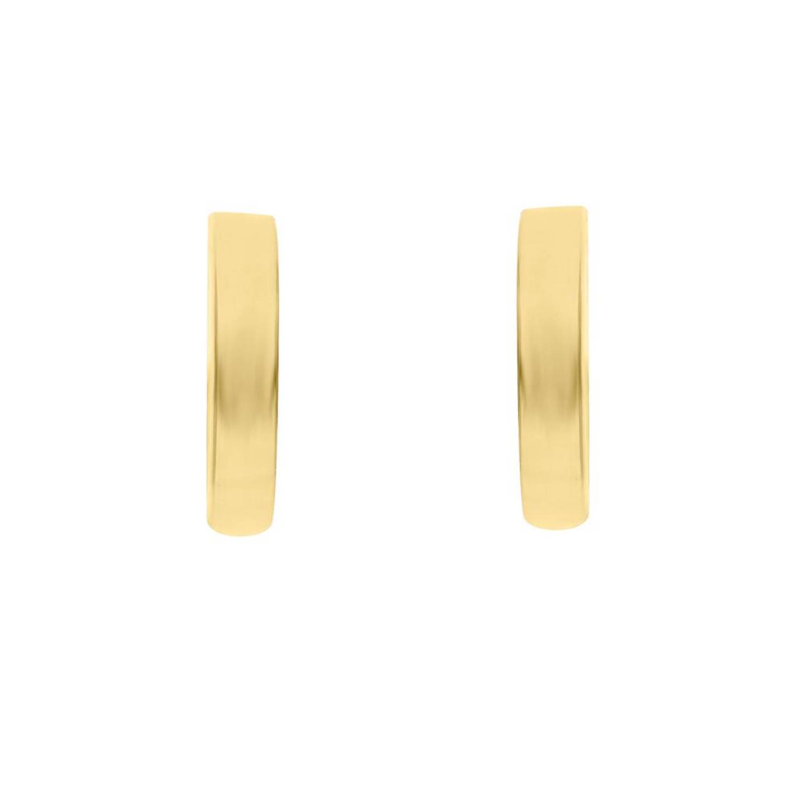 Arracadas de Oro Amarillo 14K Chicas 10Mm 