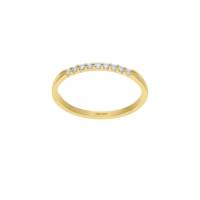 Churumbela De Oro Amarillo De 14K Con 10Pt De Diamante