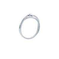 Anillo De Oro Blanco Con 28Pts De Diamante