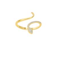 Anillo Oro Amarillo 14K Con Zirconia