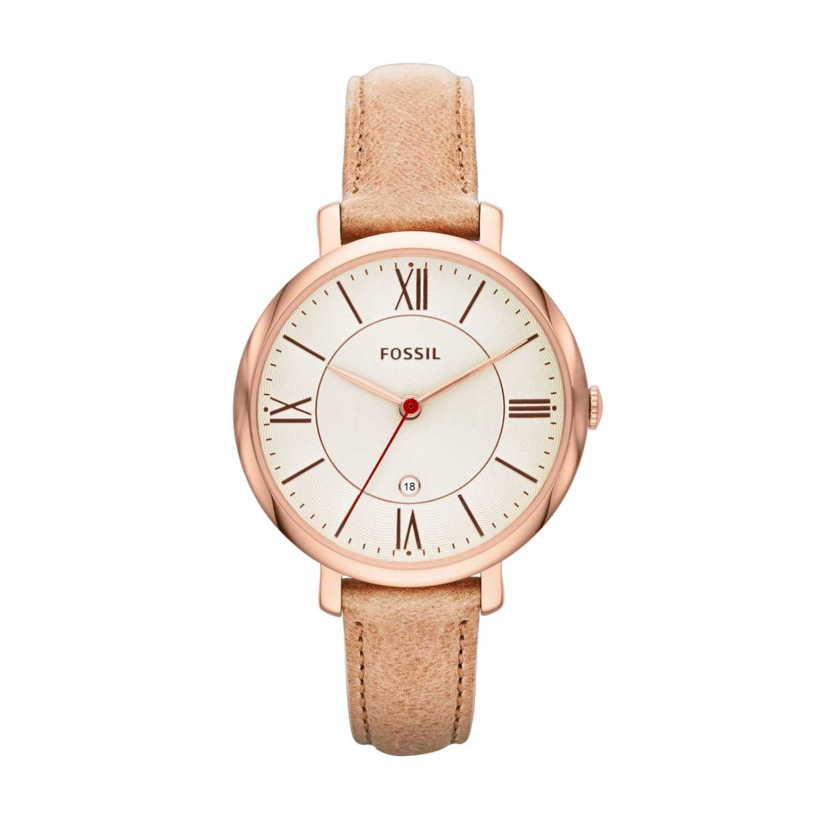 RELOJ FOSSIL JACQUELINE SAND LEATHER PARA DAMA