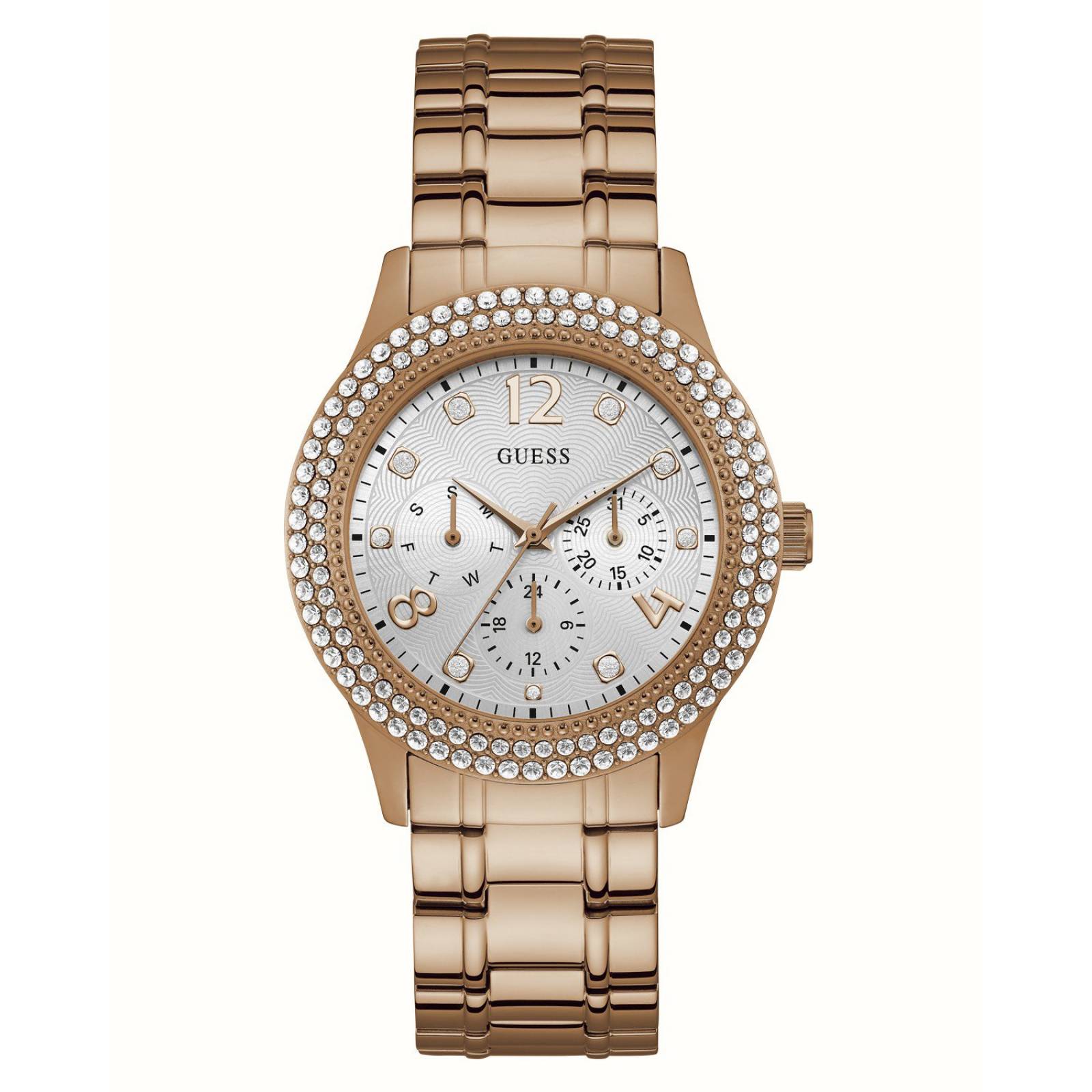 RELOJ GUESS DAMA BEDAZZLE DORADO