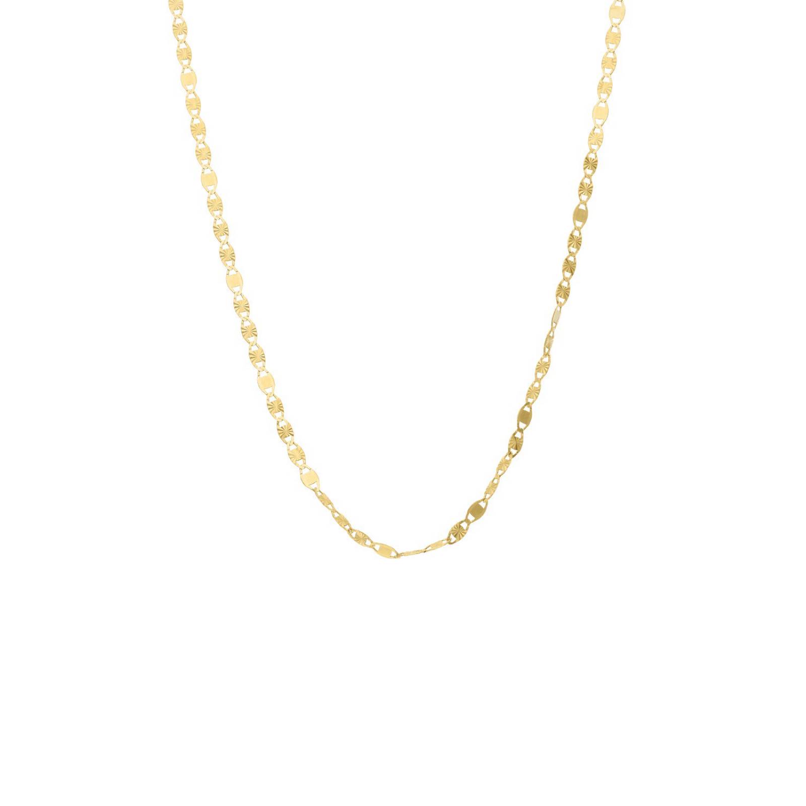 CADENA BIZZARRO DE ORO FLORENTINO 14K DE 40CM