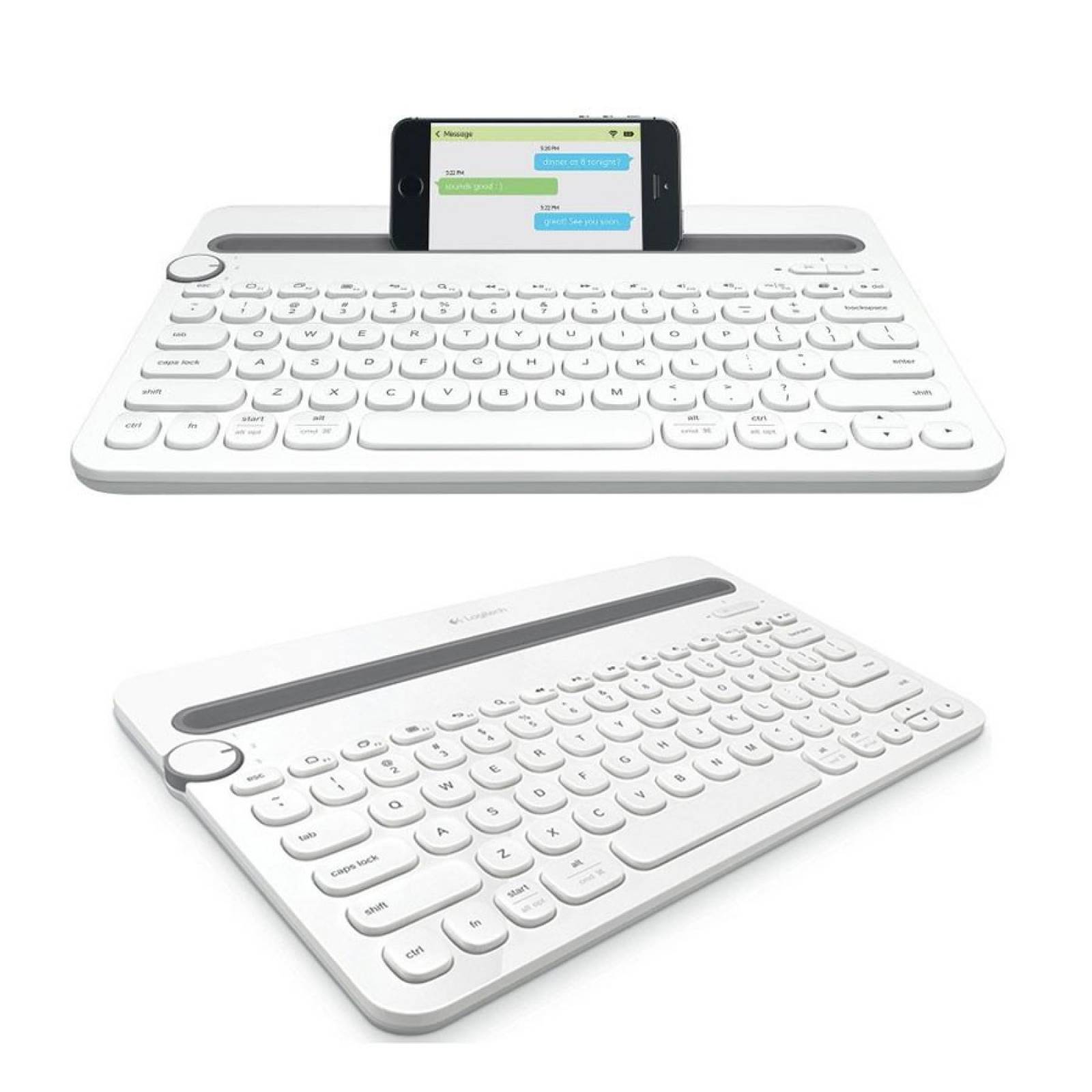 TECLADO LOGITECH K480 BLANCO BLUETOOTH PC/TABLET/SMAR (920-006347)    