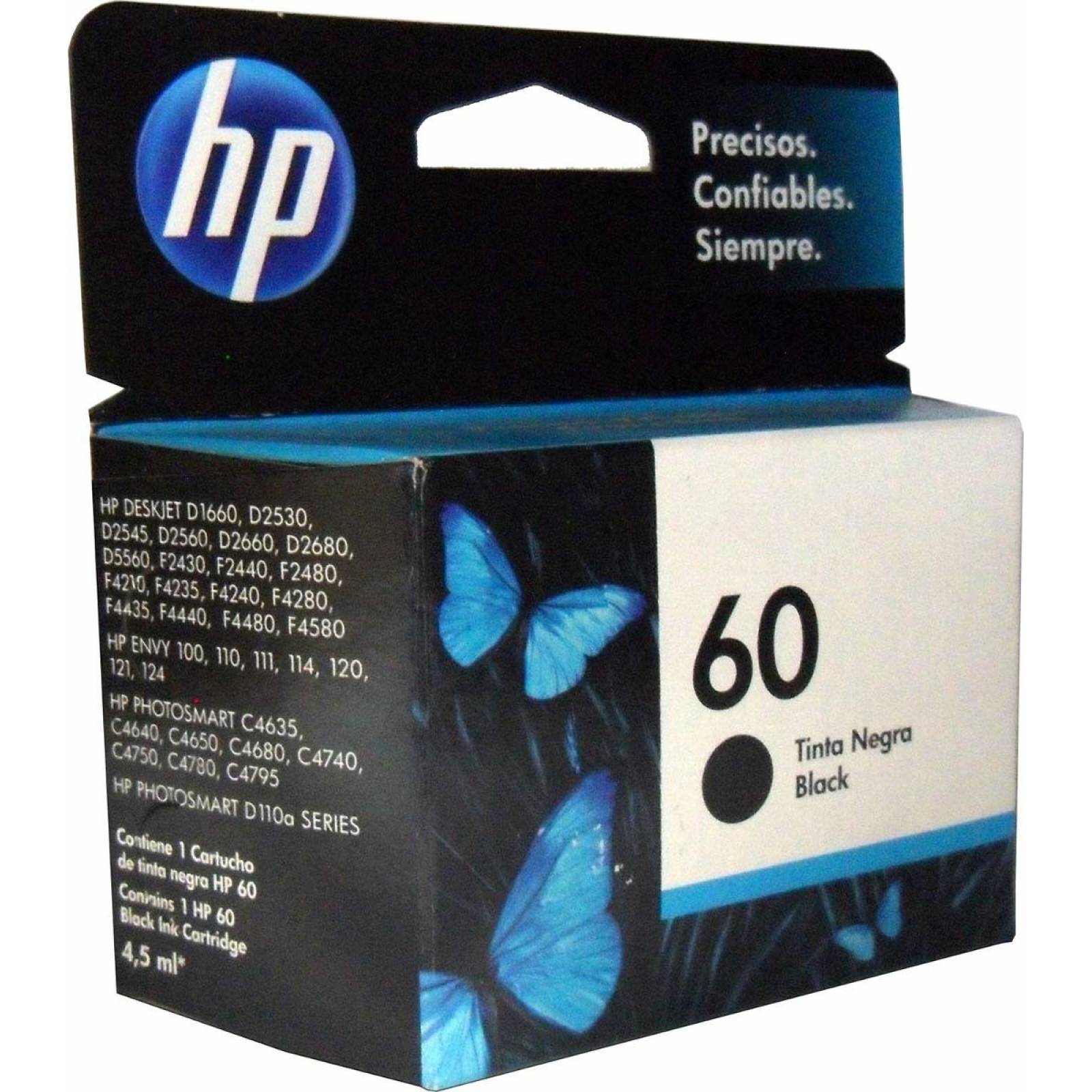 tinta hp 60 black