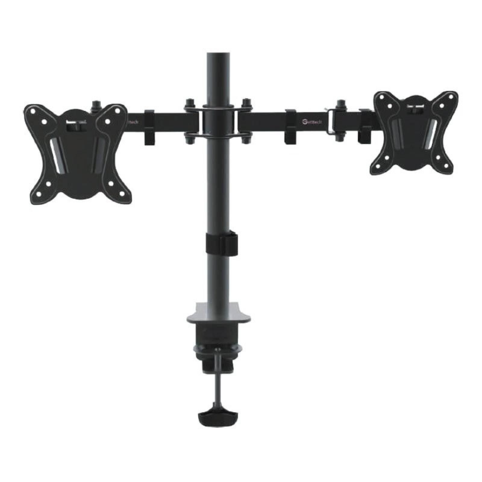 SOPORTE PARA 2 TV/PANTALLAS DE 10"-30" GETTTECH TW-1404