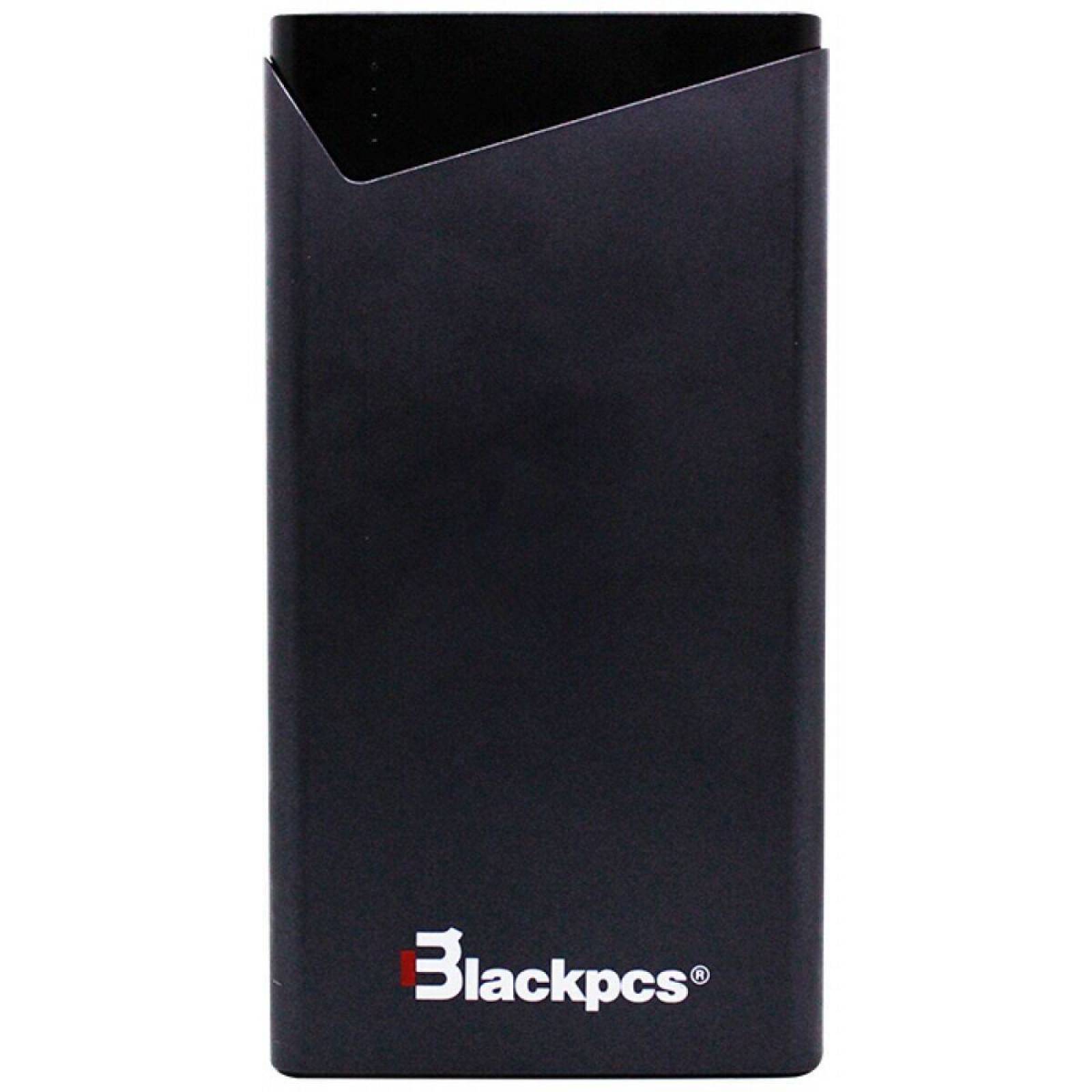 CARGADOR PORTATIL BLACKPCS EXECUTIVE NEGRO, 12000mAh, 2 PUERTOS USB (POWER BANK)