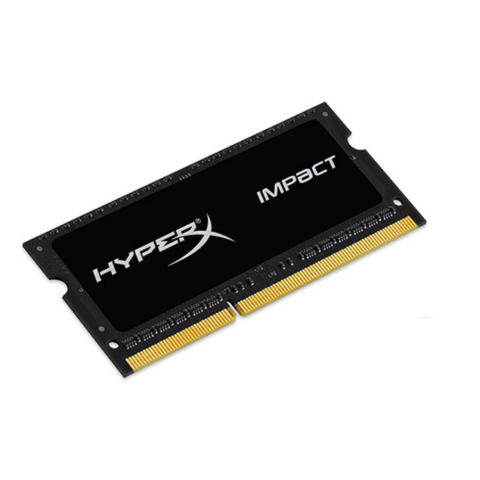 MEMORIA RAM DDR3 KINGSTON HYPERX IMPACT, 8GB, 1600MHZ, CLASE 9, SODIMM