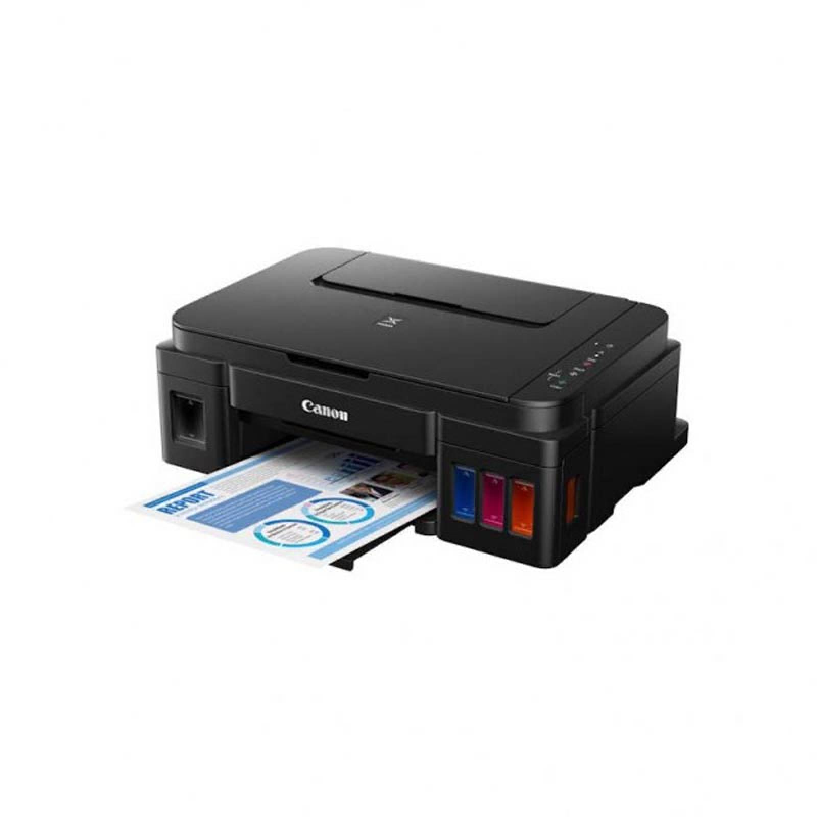MULTIFUNCIONAL CANON PIXMA G2100 NEGRA, A COLOR, INYECCION DE TINTA, SISTEMA DE TANQUE DE TINTA