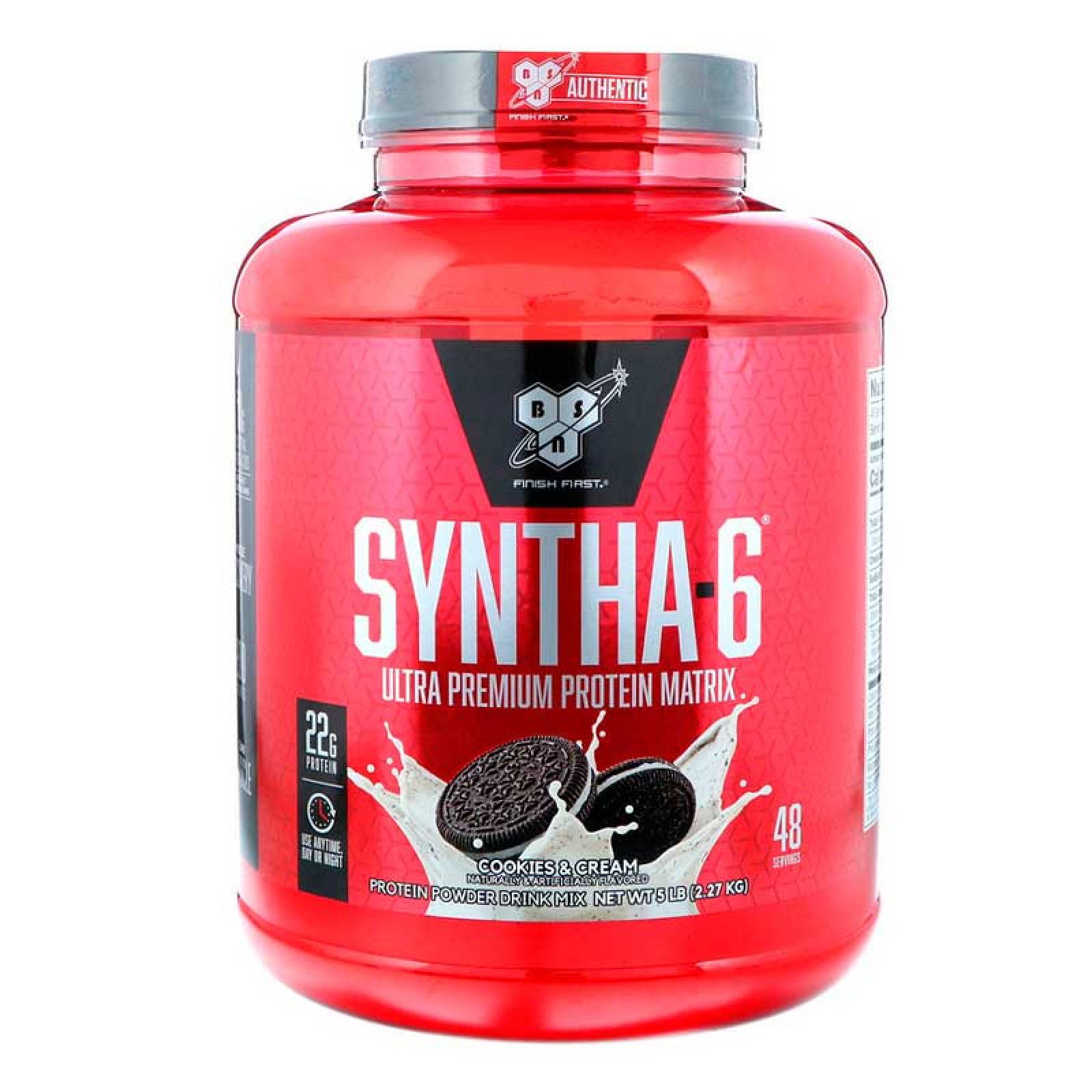 Proteina  Bsn Syntha 6, Sabor Galletas con Crema  5 Lbs