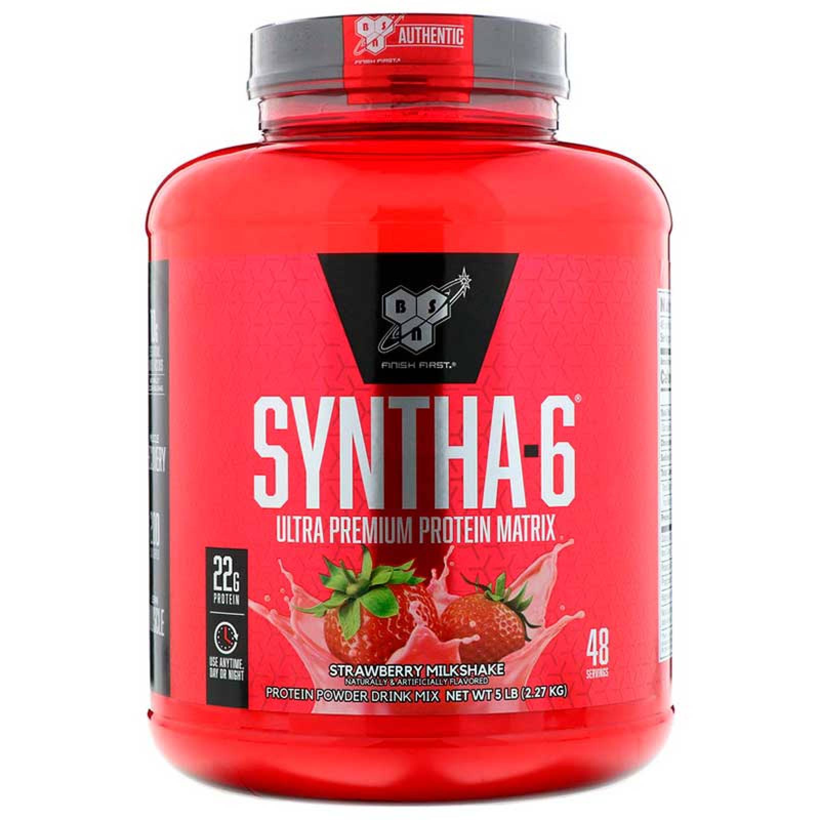 Proteina  Bsn Syntha 6, Sabor Fresa  5 Lbs