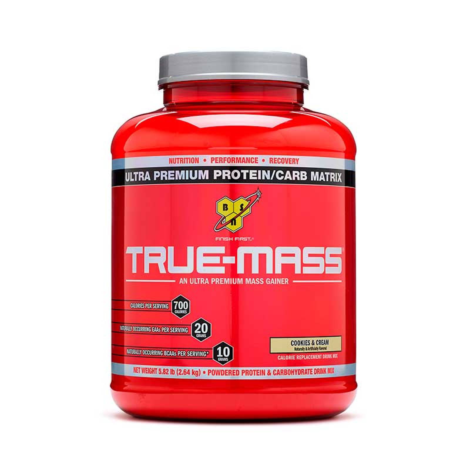 ProteÃ­na Ganador de peso BSN True Mass 5.75 Lbs Cookies