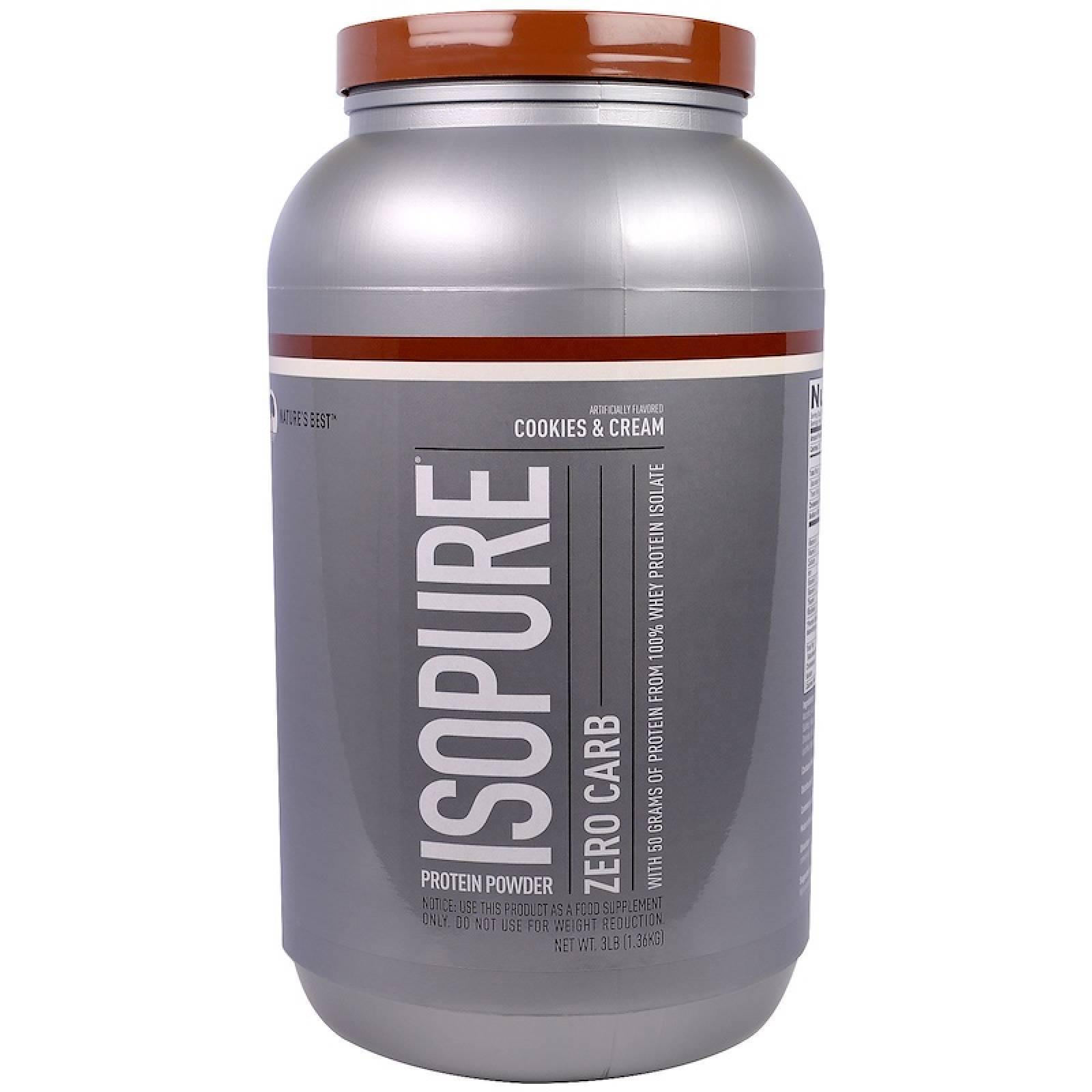 Proteina Isopure Zero Carb Sabor Galletas Con Crema 3lbs