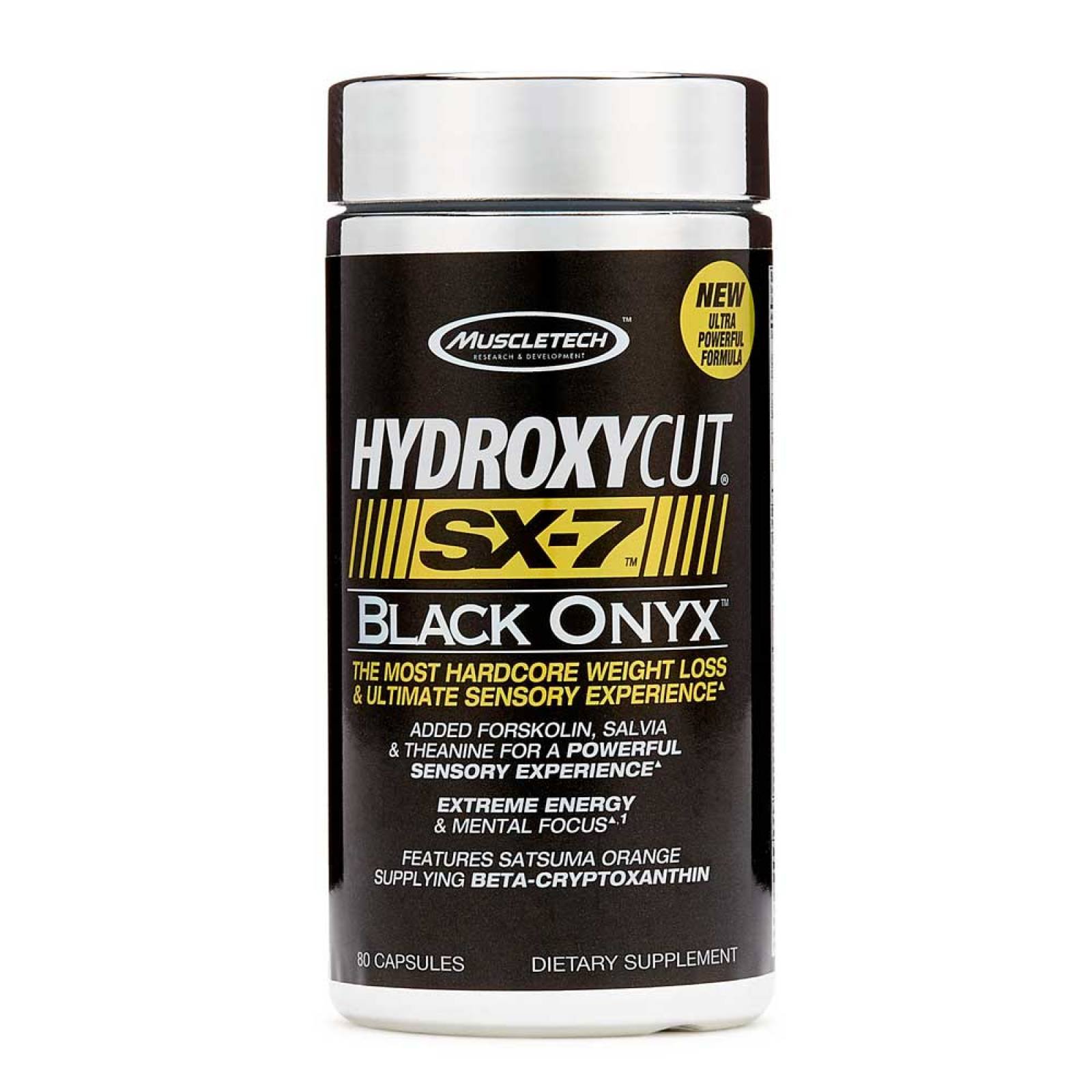 Suplemento Hydroxycut Sx-7 Black Onyx 80 Cápsulas