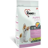 1St Choice Alimento Para Cachorro Mini Y Raza Pequeñas Piel Y Pelaje Saludable Fórmula De Cordero Y Pescado Edad: 2-10 Meses 2.72 Kg