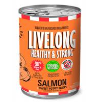 Livelong Healthy & Strong Alimento Para Perro Humedo Salmon 368 Gr