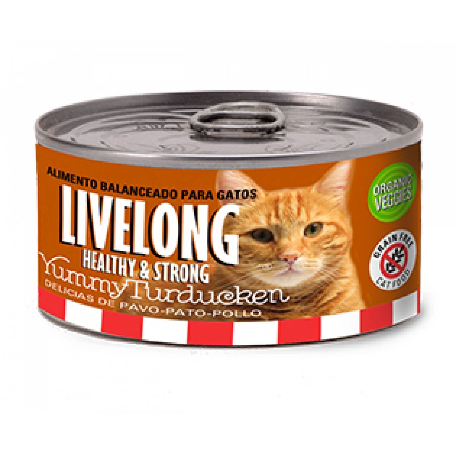 LiveLong Healthy & Strong Alimento para Gato Delicias de Aves 156 gr