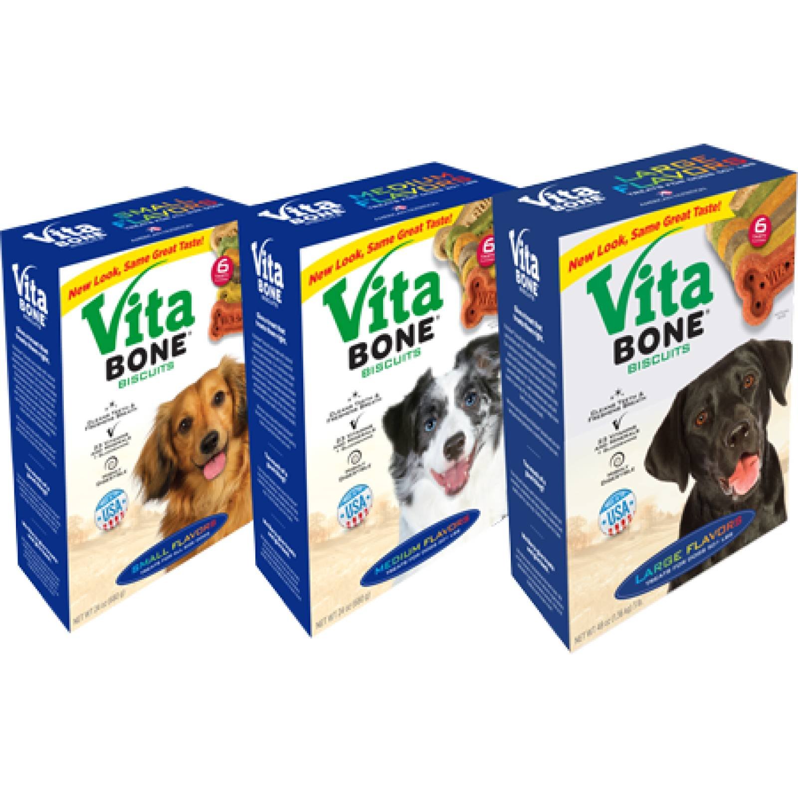 Vita Bone Premios para Perro todas las tallas Galletas 6 sabores Small Treats 680 gr