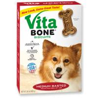 Vita Bone Premios Para Perro Tallas Arriba De 20 Lbs Bizcochos Con Doble Recubrimiento Medium Treats 680 Gr