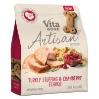 Vita Bone Premios Para Perro Galletas Artesanales De Relleno De Pavo Y Arandano 453 Gr