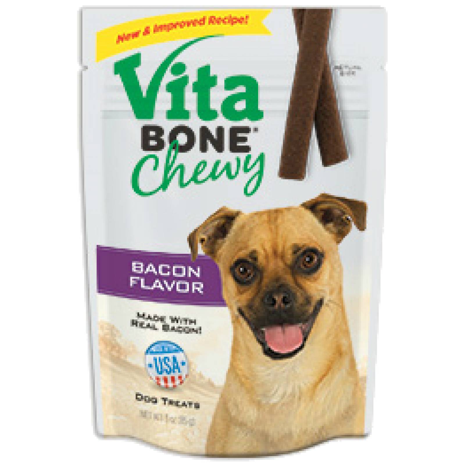 Vita Bone Premios Semihumedo para Perro Chewy sabor Tocino  85 gr