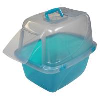 Vanness Arenero Para Gato Cubierto Translucido Gde