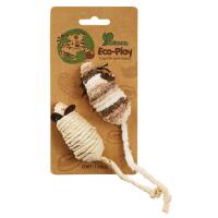 Naturance Juguete Ecologico Para Gato Forma De Ratones 2 Pzas