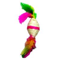 Fancy Pets Juguete Para Gato Caramelo Con Pluma 7.5 Cm