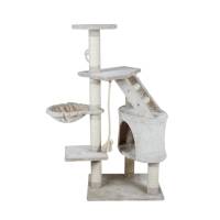 Fancy Pets Mueble Para Gato Con Casa Y Hamaca 120 Cm