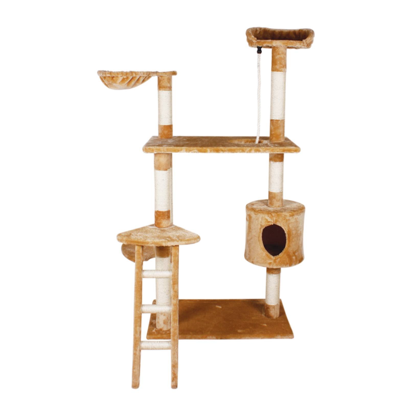 Fancy Pets Mueble para Gato con Casa y Escalera 158 cm 