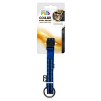 Fancy Pets Collar Para Perro Con Broche Ultra Grip Y Bandas Reflejantes Azul Chica