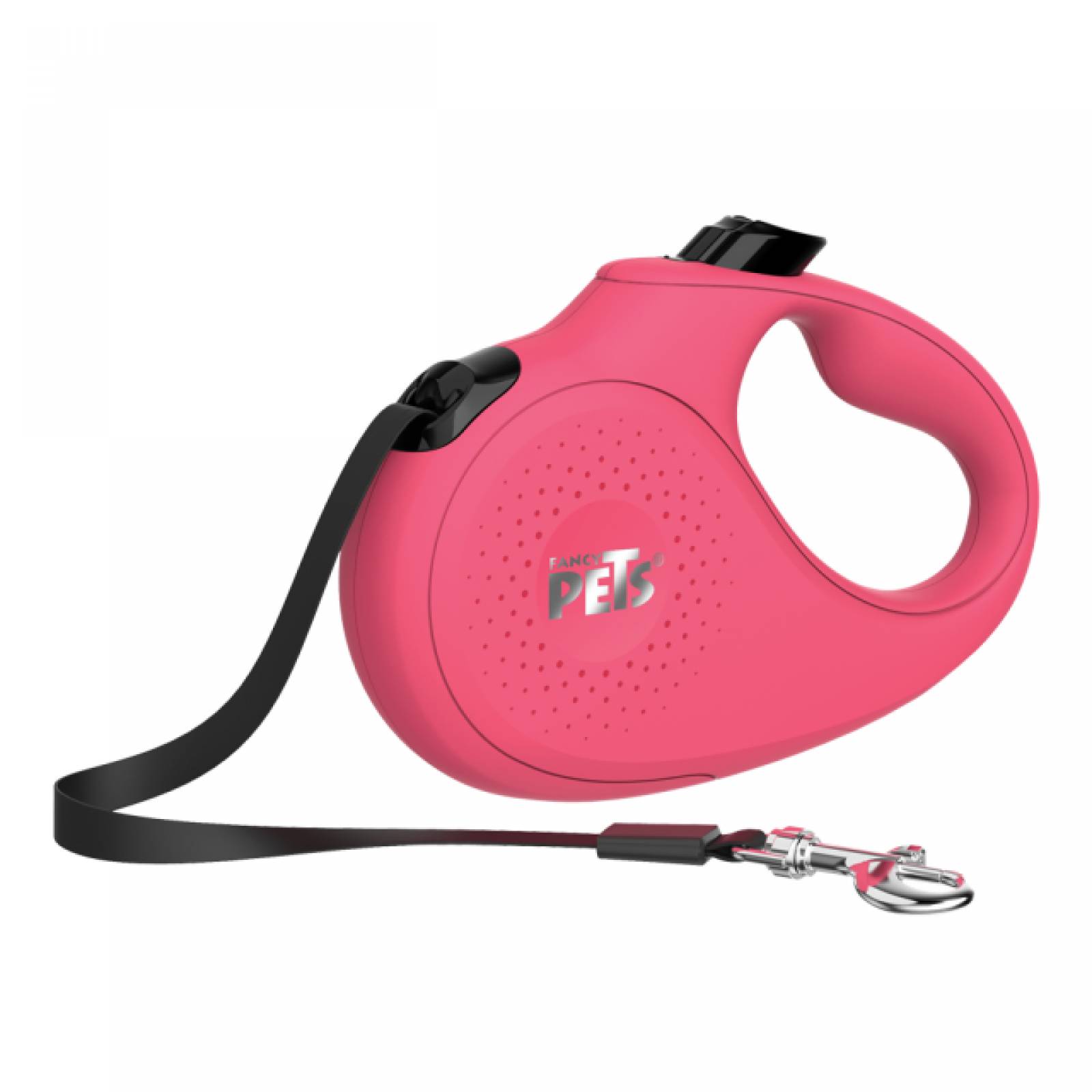 Fancy Pets Correa para Perro Retractil de 5 mts Rosa Med