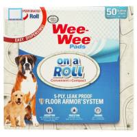 Four Paws Tapetes Absorbentes Para Cachorros Y Perros Maduros Con Dispensador Wee-Wee Pads 50 Pzas
