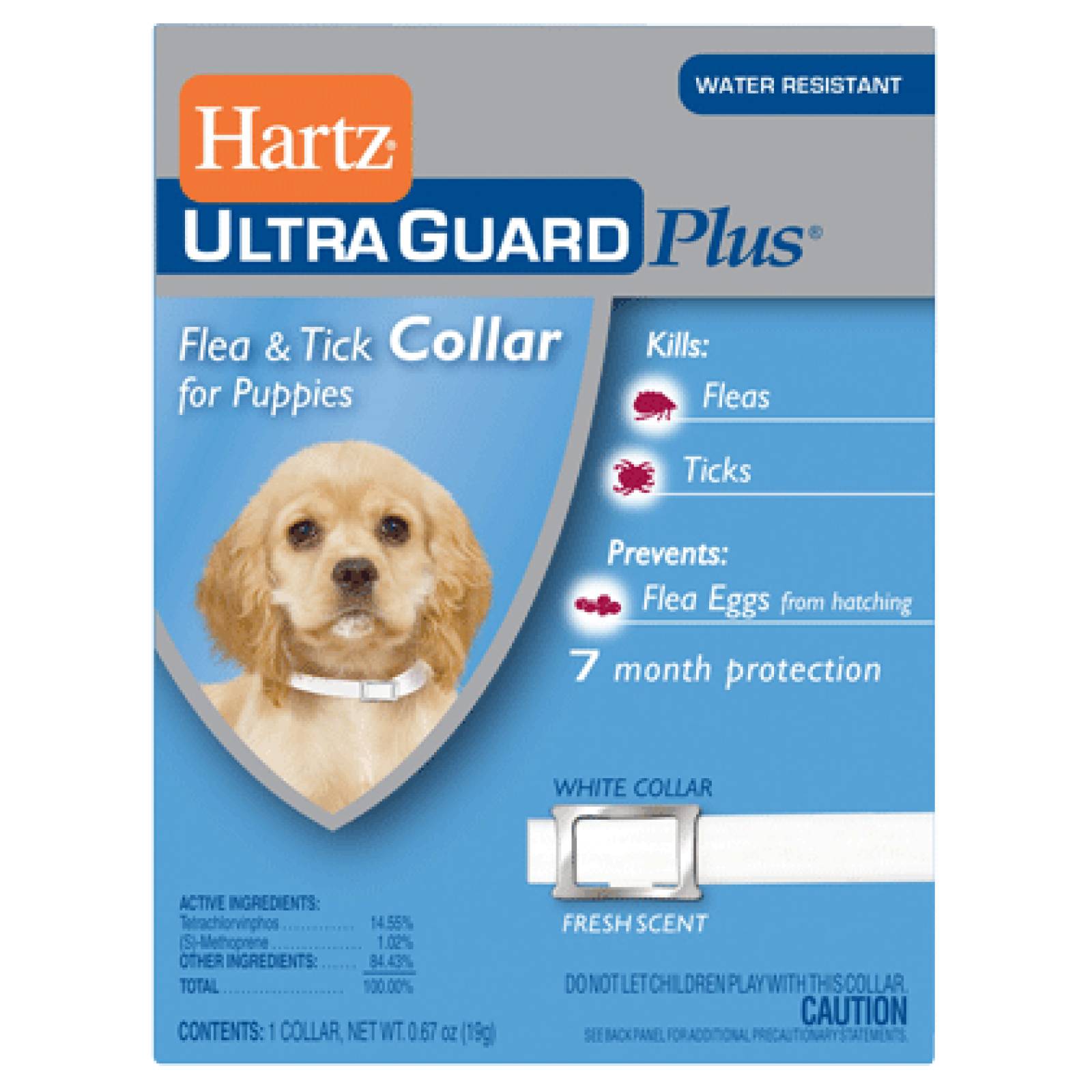 Hartz Collar Antipulgas plus 3 en 1 para Cachorros 7 meses