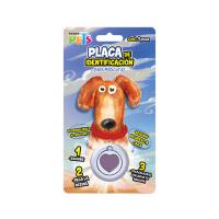Fancy Pets Placa Para Mascota Forma De Corazon En Circulo 1 Pz