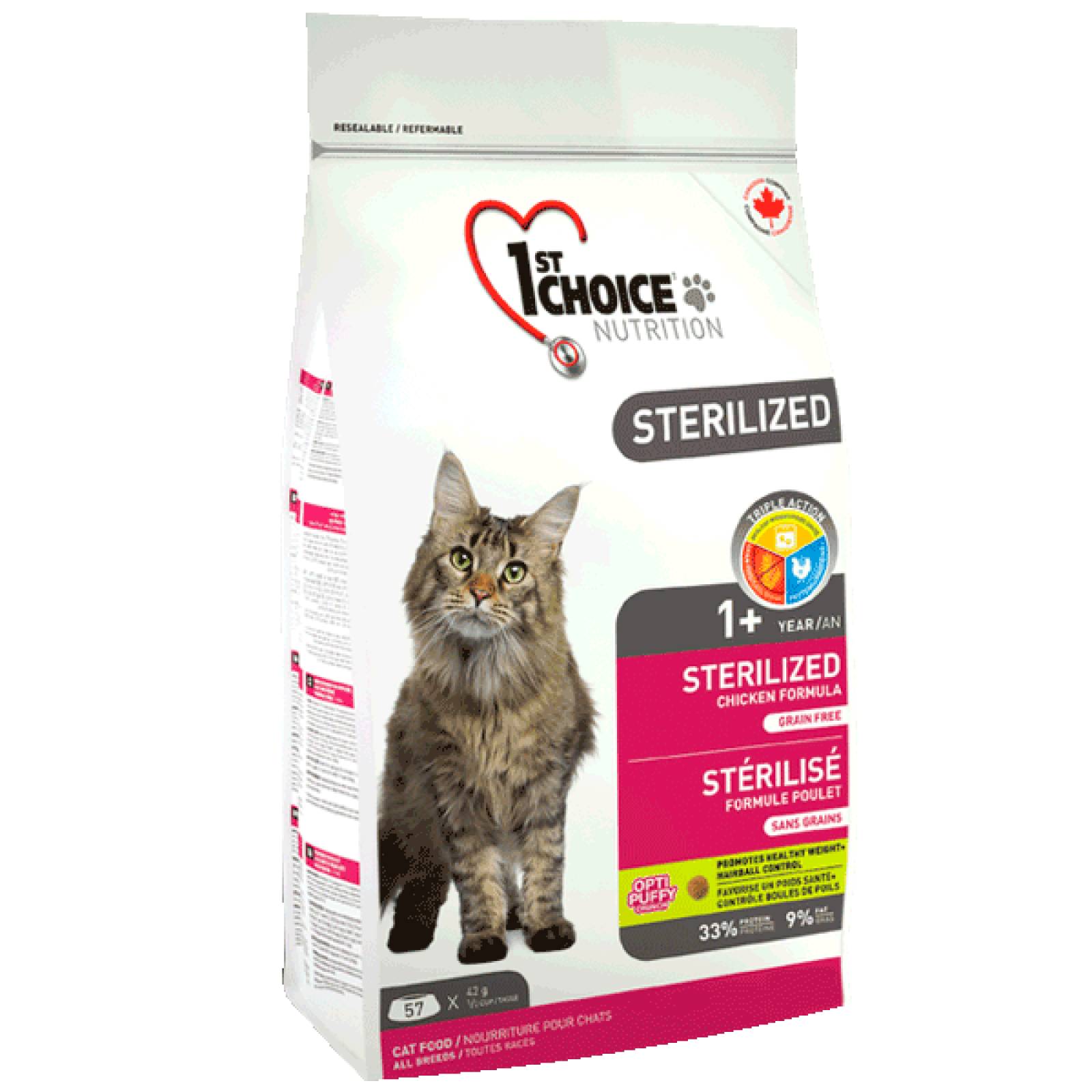 1st Choice Alimento Para Gato Adulto Esterilizado Libre De Granos Form