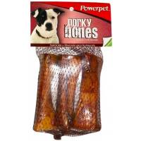 Powerpet Premio De Carnaza Para Perro Hueso De Puerco Para Masticar 3 Pz