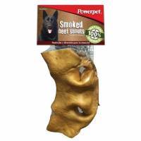 Powerpet Premio De Carnaza Para Perro Hocicos De Res Ahumado