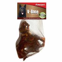 Powerpet Premio De Carnaza Para Perro Hueso En V 1 Pzas