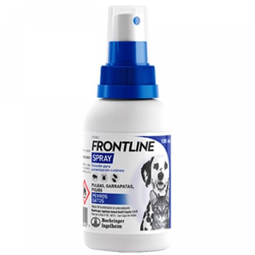 Frontline Spray para Perro y Gato antipulgas, piojos y garrapatas 100 ml