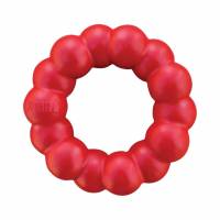 Kong Ring Juguete Para Perro Anillo-Mordedera Ch-Med Rojo